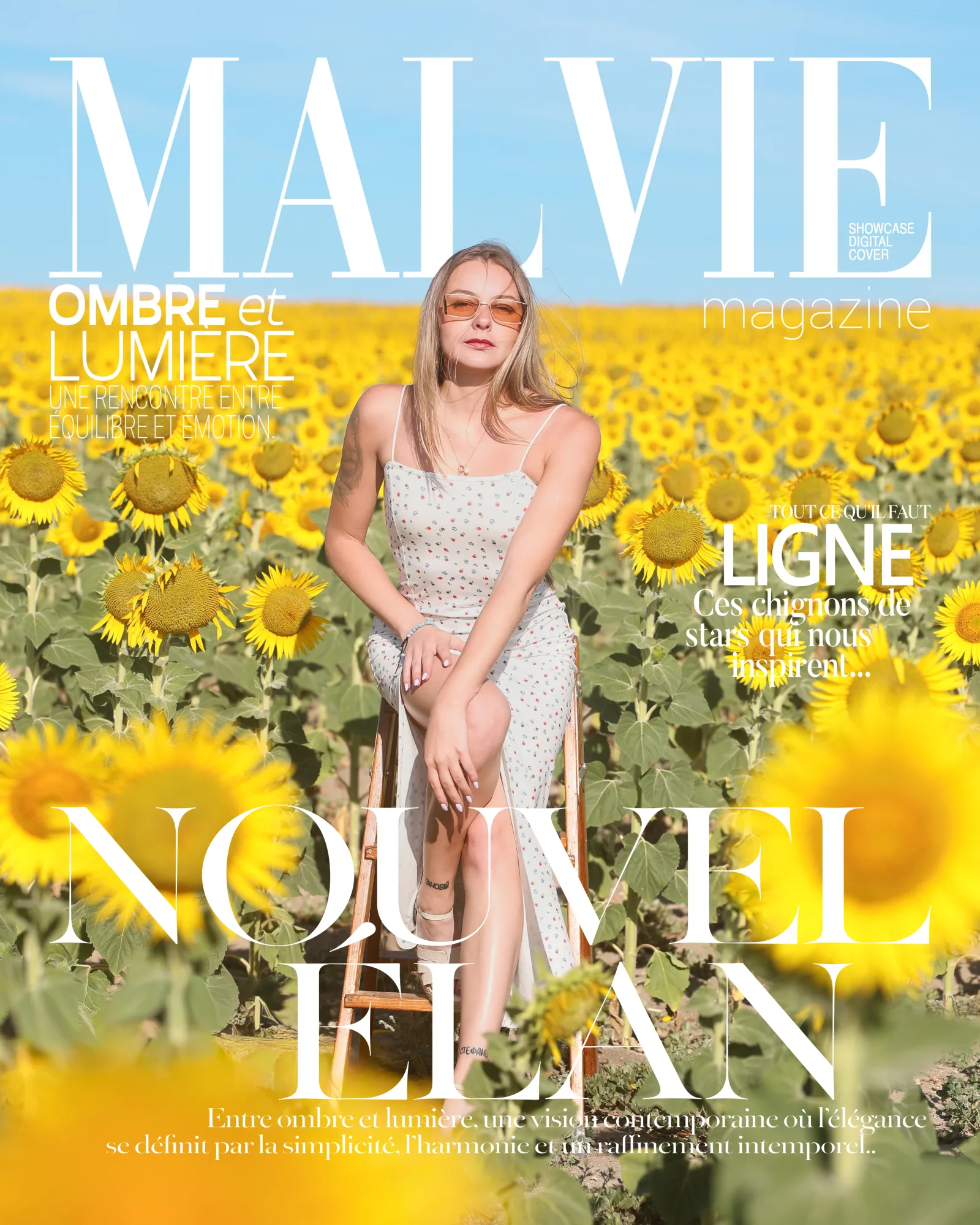 Portada digital de MALVIE Magazine con fotografía de Natalya Plesh